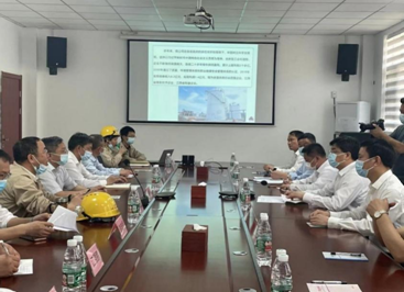 鹰潭市市长张子建来哈哈体育贵溪公司检查指导安全生产工作