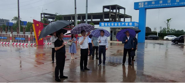 省国资委副主任张翔调研哈哈体育永兴基地