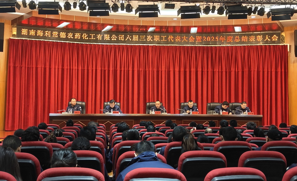 哈哈体育常德公司召开六届三次职代会暨2025年度总结表彰大会